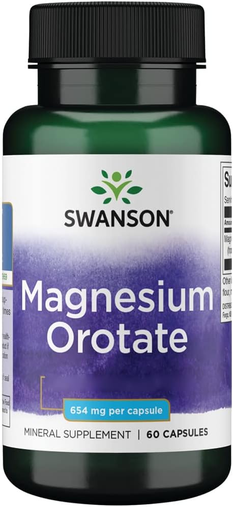 Swanson Magnesium Orotate, 40mg - 60 caps | High-Quality Vitamins & Minerals | MySupplementShop.co.uk