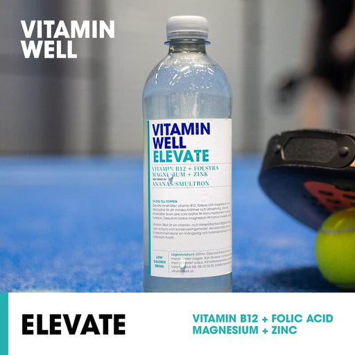 Vitamin Well Elevate 12x500ml Pineapple & Wild Strawberry cheapest price with MYSUPPLEMENTSHOP.co.uk