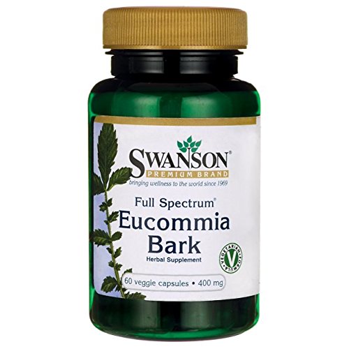 Swanson Full Spectrum Eucommia Bark, 400mg - 60 vcaps | High-Quality Vitamins, Minerals & Supplements | MySupplementShop.co.uk