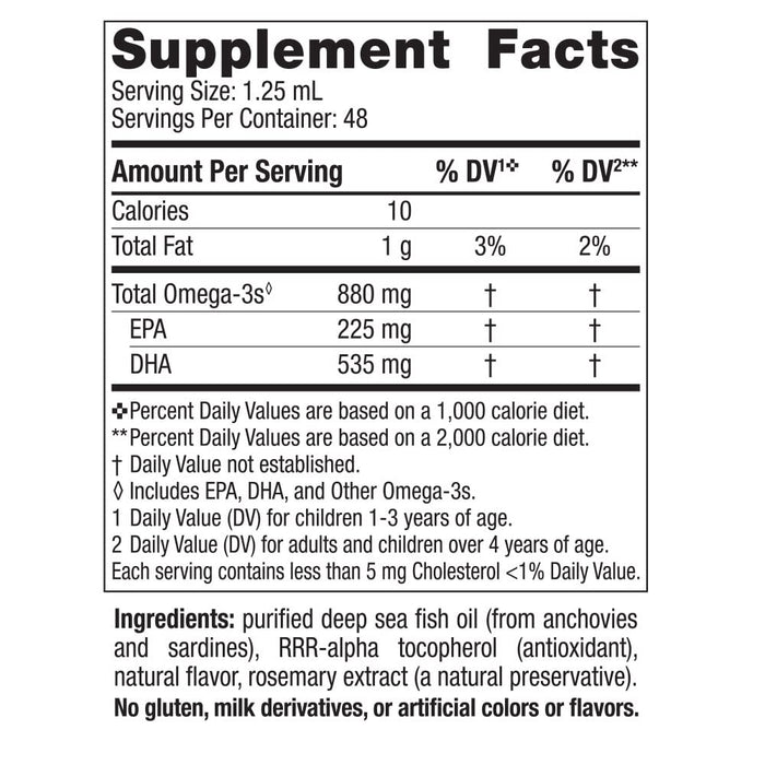 Nordic Naturals Children's DHA Xtra, 880mg (Berry Punch) - 60 ml. | High-Quality DHA | MySupplementShop.co.uk