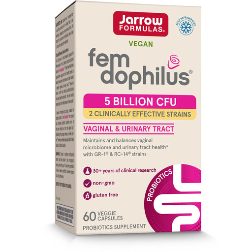 Jarrow Formulas Women's Fem Dophilus - 60 vcaps | High-Quality Bacterial Cultures | MySupplementShop.co.uk