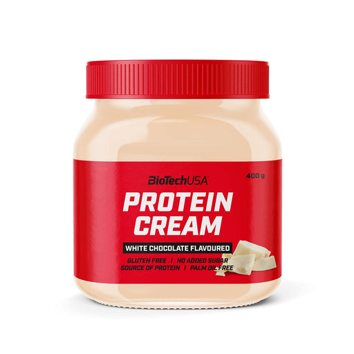 BioTechUSA Protein Cream, White Chocolate - 400g | High-Quality Protein Supplements | MySupplementShop.co.uk