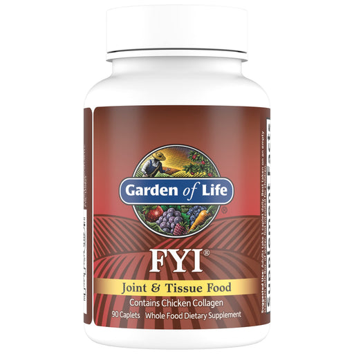 Garden of Life FYI Joint & Tissue Food - 90 caplets | High-Quality Vitamins, Minerals & Supplements | MySupplementShop.co.uk