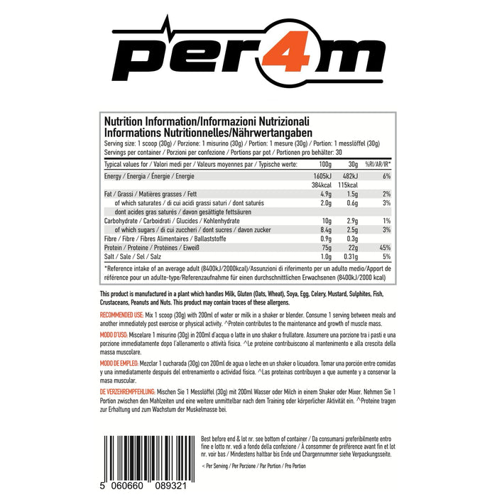 Per4m Whey Protein 900g