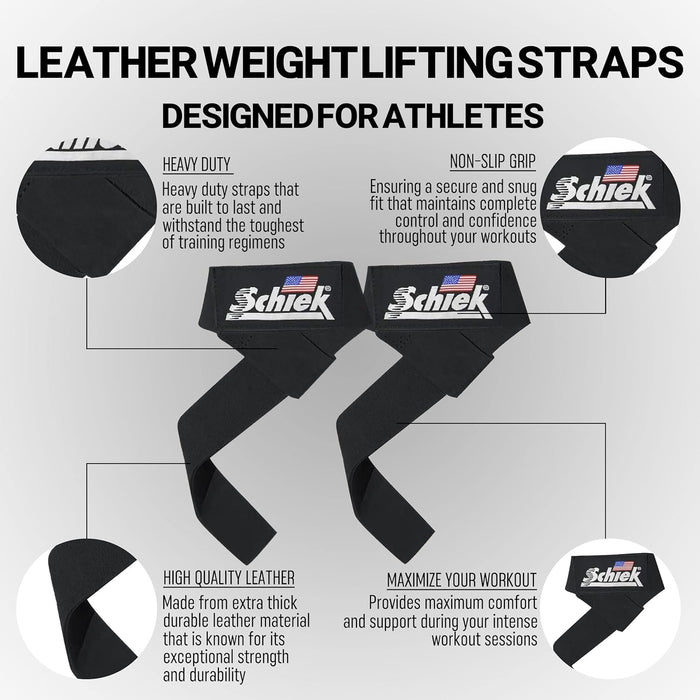 Schiek 1000LLS - Leather Lifting Straps