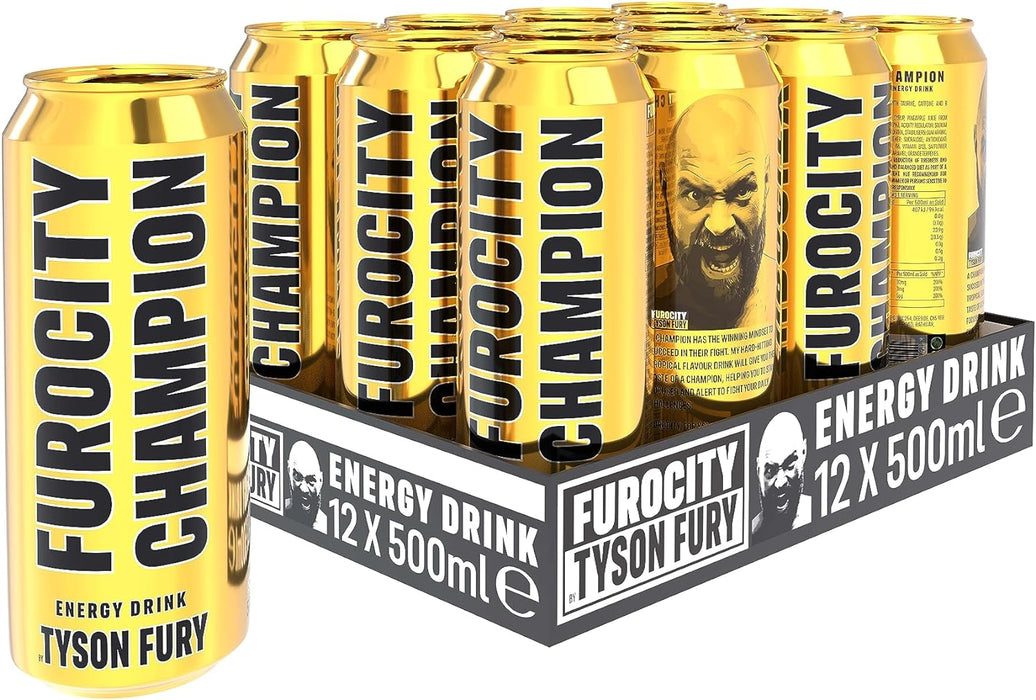 Furocity by Tyson Fury Energy Drink 12 x 500ml