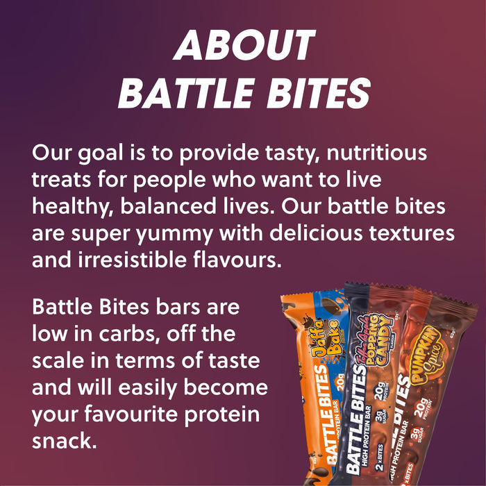 Battle Snacks Battle Bites 12x62g Toffee Apple Popping Candy