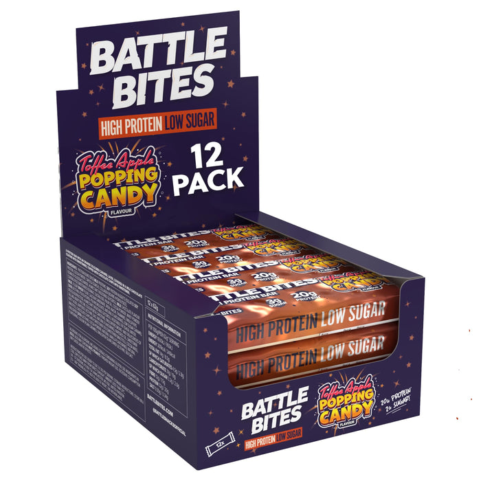 Battle Snacks Battle Bites 12x62g Toffee Apple Popping Candy