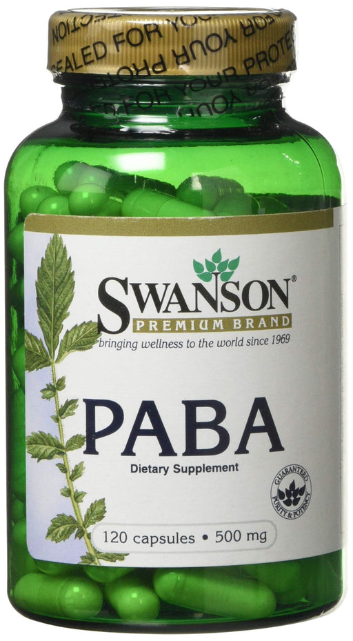 Swanson PABA, 500mg - 120 caps | High-Quality Combination Multivitamins & Minerals | MySupplementShop.co.uk