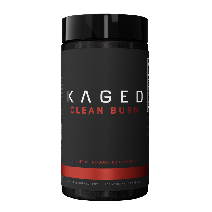 Kaged Muscle Clean Burn - 180 vcaps - Stimulant Free Fat Burner