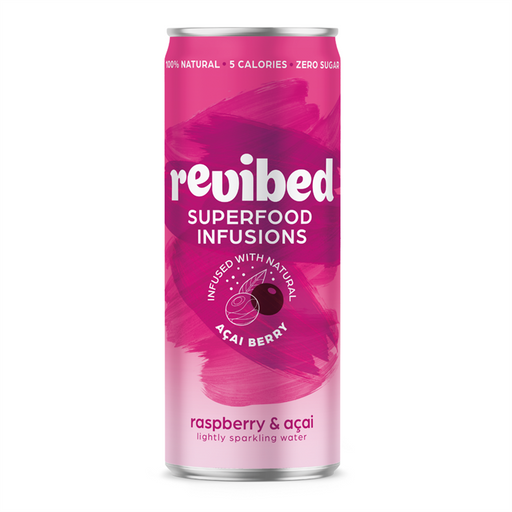 Revibed Superfood Infusions 12x250ml Raspberry & Acai | Premium Sports Nutrition at MySupplementShop.co.uk