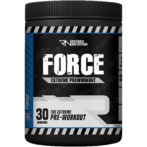 Refined Nutrition FORCE 375g Icy Blue Raspberry | Premium Sports & Nutrition at MySupplementShop.co.uk