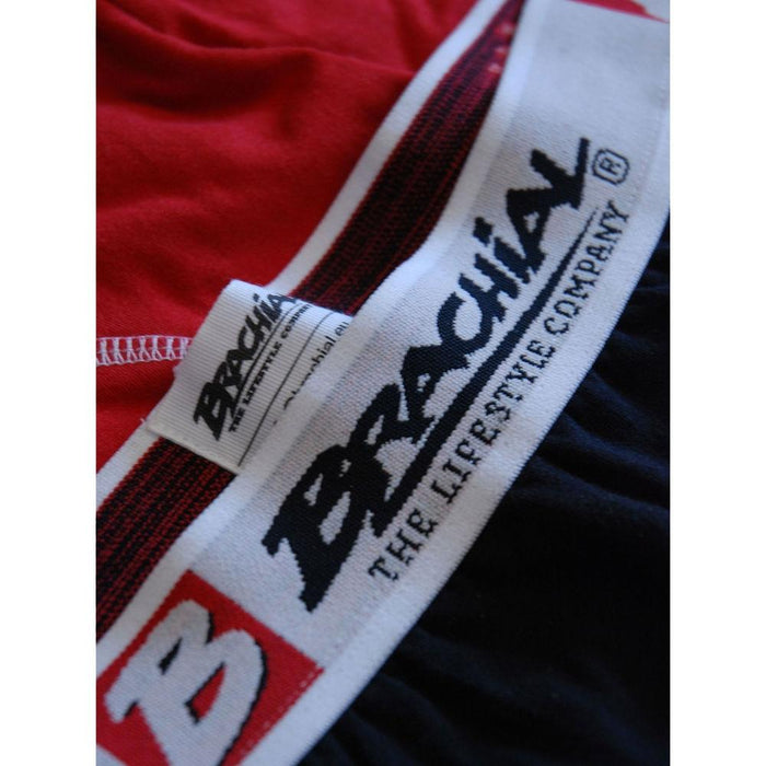 Brachial 2 Pack Boxer Shorts - Red & Black