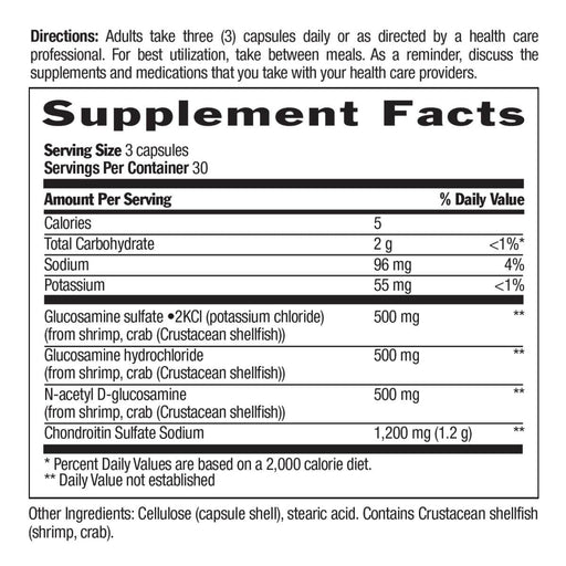 Country Life Glucosamine Chondroitin Formula 90 Capsules | Premium Supplements at MYSUPPLEMENTSHOP