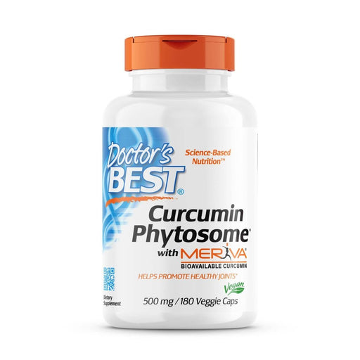 Doctor's Best Curcumin Phytosome with Meriva 500mg 180 Veggie Capsules | Premium Supplements at MYSUPPLEMENTSHOP