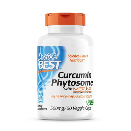Doctor's Best Curcumin Phytosome with Meriva 500mg 60 Veggie Capsules | Premium Supplements at MYSUPPLEMENTSHOP