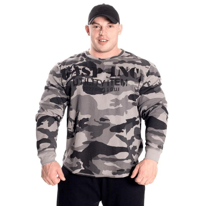 GASP Thermal Gym Sweater - Tactical Camo