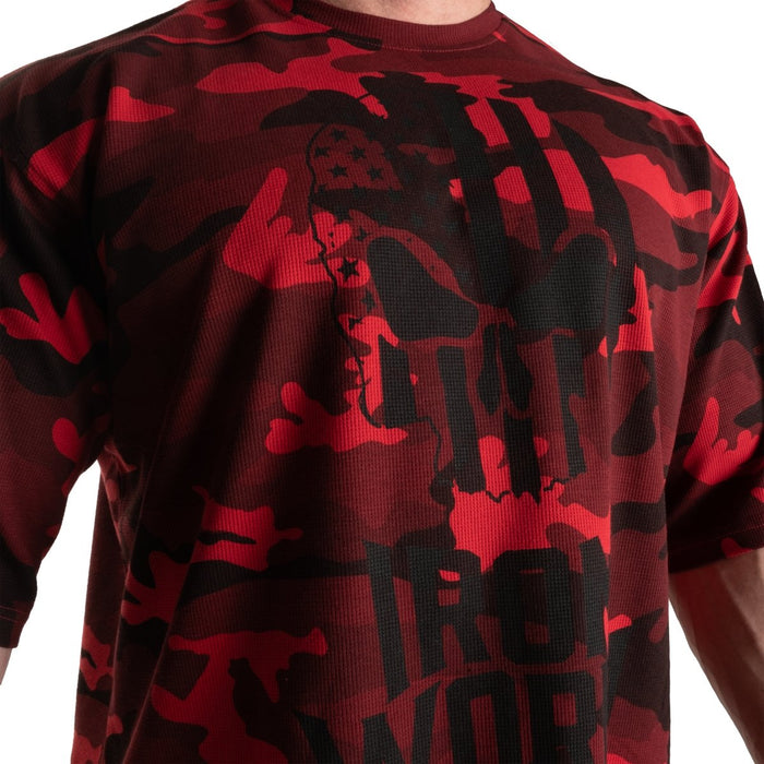 GASP Thermal Skull Tee Red Camo