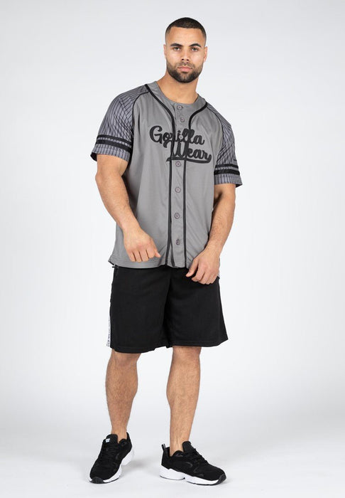 Gorilla Wear 82 Baseball Jersey Grey