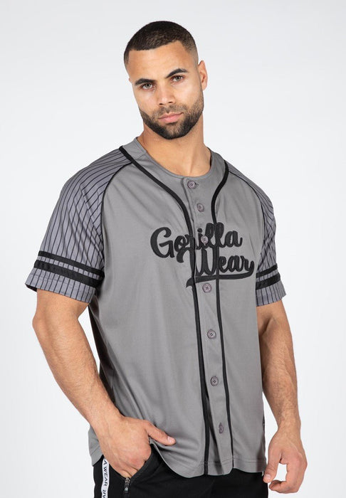 Gorilla Wear 82 Baseball Jersey Grey