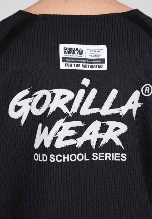 Gorilla Wear Augustine Old School Work Out Top - Black