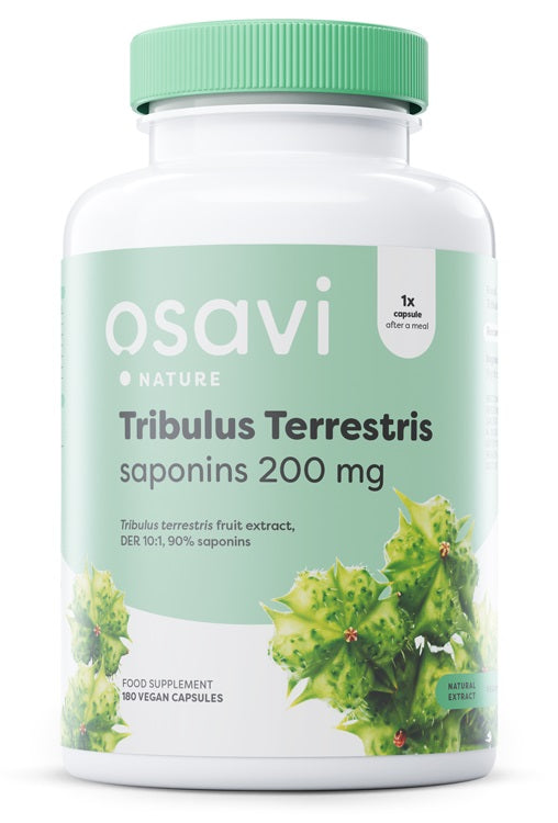 Tribulus Terrestris, Saponins 200mg - 180 vegan caps | Premium Nutritional Supplement at MYSUPPLEMENTSHOP