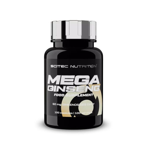 SciTec Mega Ginseng - 100 caps (EAN 5999100031623): Vitality Boost, Ginseng Power | Premium Nutritional Supplement at MYSUPPLEMENTSHOP