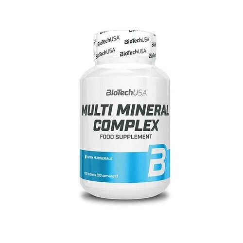 BioTechUSA Multi Mineral Complex - 100 tablets: Essential Minerals, Comprehensive Formula | Premium Nutritional Supplement at MYSUPPLEMENTSHOP
