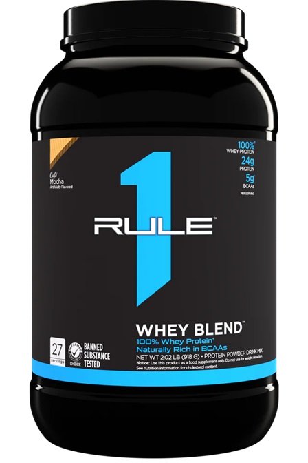 Rule One R1 Whey Blend, Cafe Mocha - 918g Best Value Protein Supplement Powder at MYSUPPLEMENTSHOP.co.uk