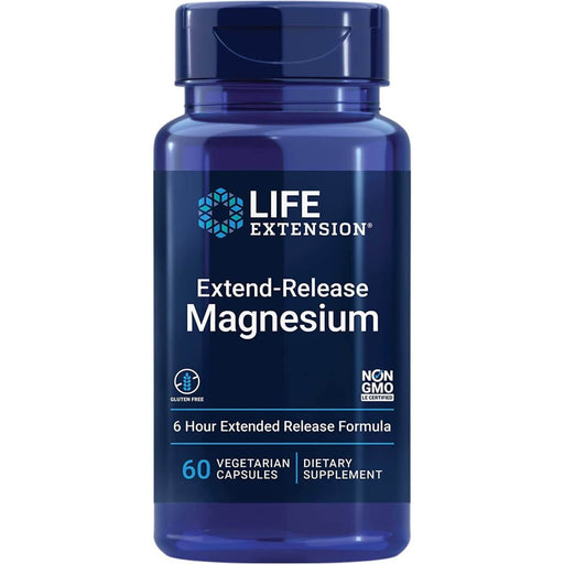 Life Extension Extend-Release Magnesium 60 Vegetarian Capsules | Premium Supplements at MYSUPPLEMENTSHOP