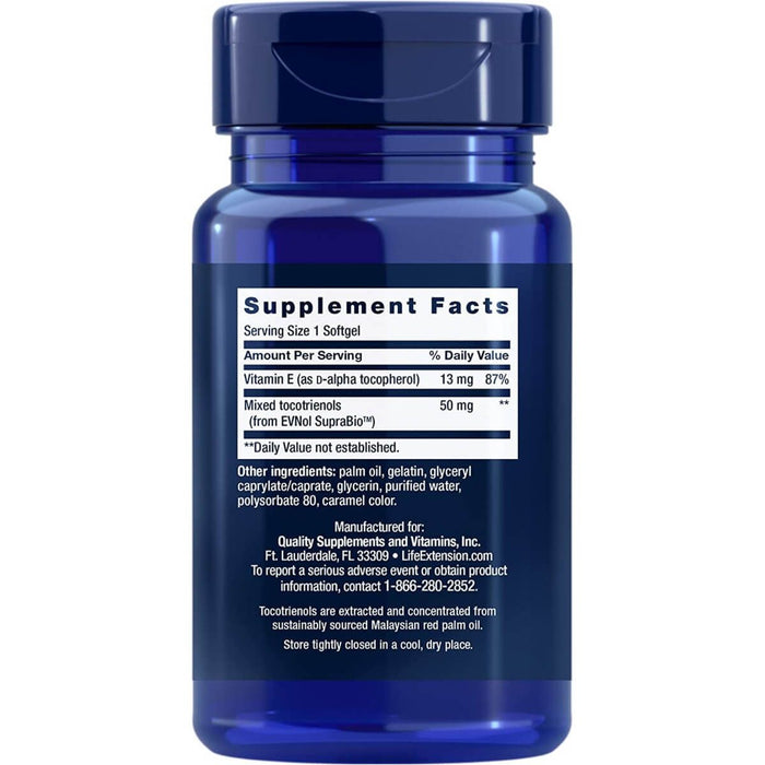 Life Extension Super Absorbable Tocotrienols 60 Softgels | Premium Supplements at MYSUPPLEMENTSHOP