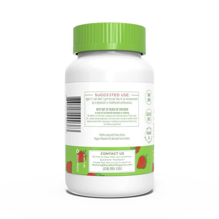 MaryRuth's Vitamin D3+B12 60 Gummies (Strawberry) | Premium Supplements at MYSUPPLEMENTSHOP
