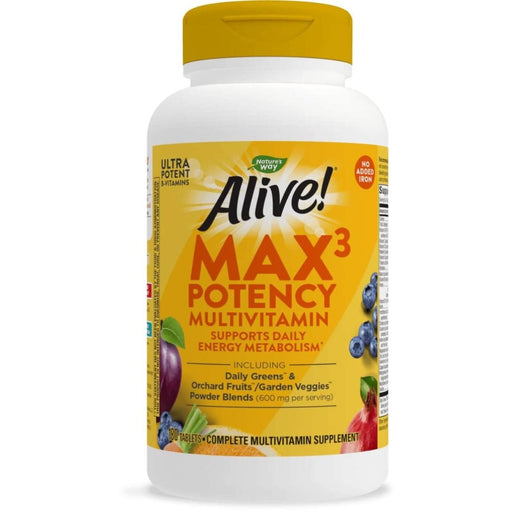 Nature's Way Alive! Max3 Potency Multivitamin 180 Tablets | Premium Supplements at MYSUPPLEMENTSHOP
