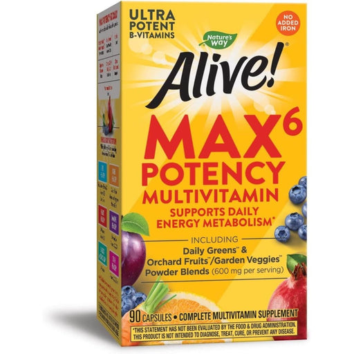 Nature's Way Alive! Max3 Potency Multivitamin 180 Tablets | Premium Supplements at MYSUPPLEMENTSHOP