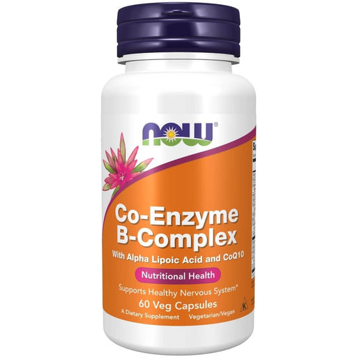 NOW Foods Co-Enzyme B Complex 60 Veg Capsules | Premium Supplements at MYSUPPLEMENTSHOP