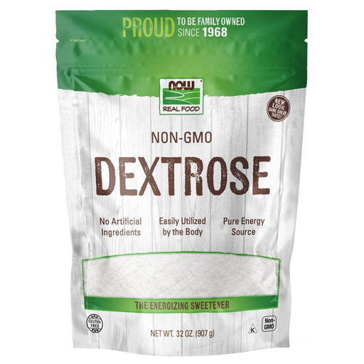 NOW Foods Dextrose (Pure and Natural Sweetener) 32oz (907G) | Premium Supplements at MYSUPPLEMENTSHOP