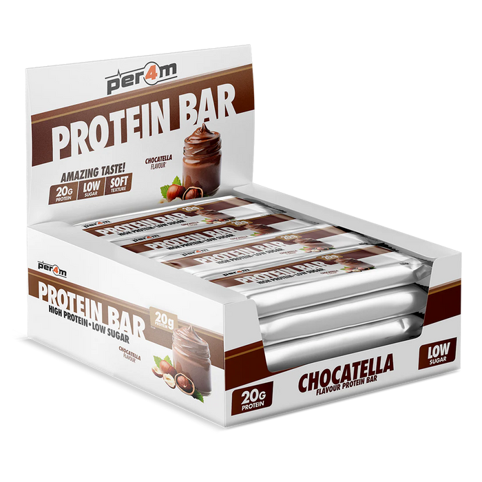 Per4m Protein Bars - 20g Protein, Low Sugar & Indulgent Taste | Ultimate Guilt-Free Snack in 8 Delicious Flavors