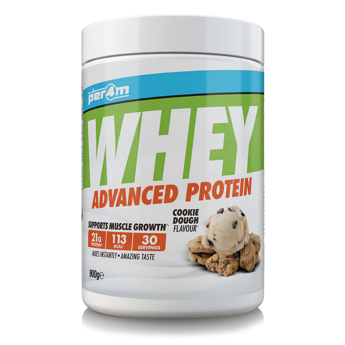 PER4M Whey Protein Powder 900g - 30 Servings | 21g Protein per Serving