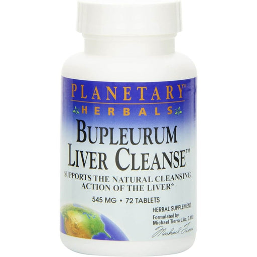 Planetary Herbals Bupleurum Liver Cleanse 545mg 72 Tablets | Premium Supplements at MYSUPPLEMENTSHOP