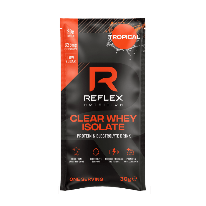 Reflex Nutrition Clear Whey Isolate Single Serving 30g Best Value Single Servings/Trials at MYSUPPLEMENTSHOP.co.uk