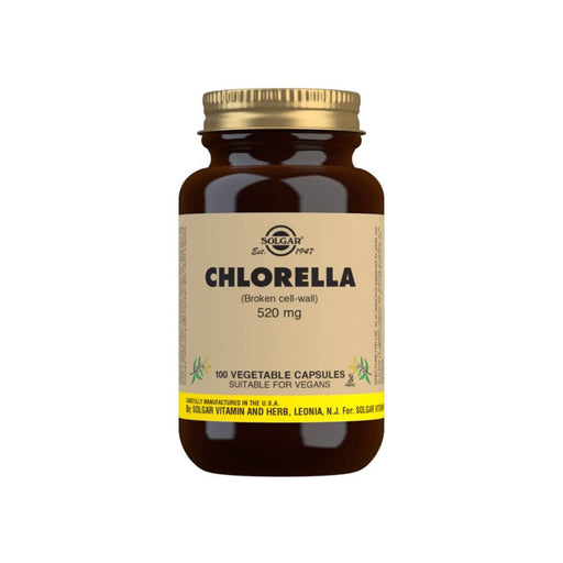 Solgar Chlorella 520 mg Vegetable Capsules Pack of 100 at MySupplementShop.co.uk