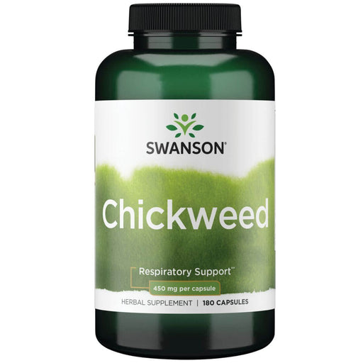 Swanson Chickweed 450mg 180 Capsules | Premium Supplements at MYSUPPLEMENTSHOP
