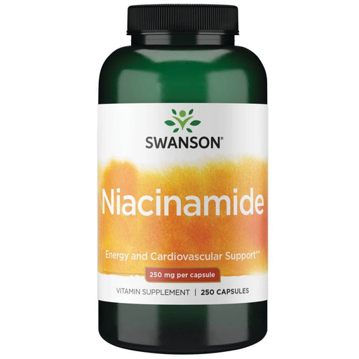 Swanson Niacinamide 250 mg 250 Capsules | Premium Supplements at MYSUPPLEMENTSHOP