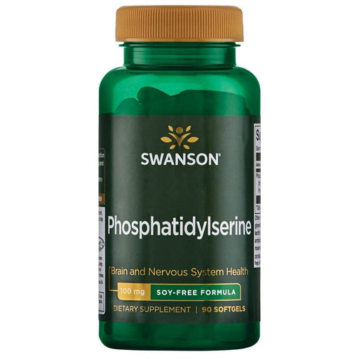 Swanson Phosphatidylserine Soy Free Formula 100 mg 90 Softgels | Premium Supplements at MYSUPPLEMENTSHOP