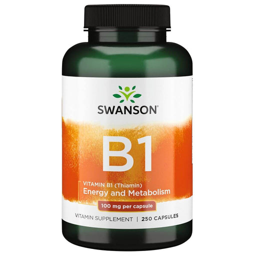Swanson Vitamin B1 100 Mg 250 Capsules at MySupplementShop.co.uk