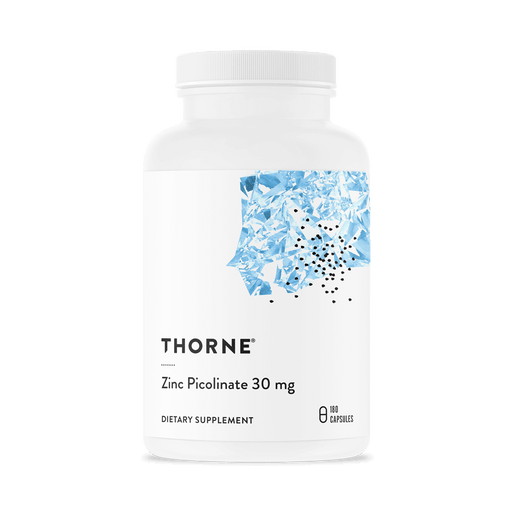 Thorne Research Zinc Picolinate 30mg 180 Capsules | Premium Supplements at MYSUPPLEMENTSHOP