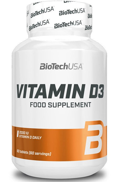 BioTechUSA Vitamin D3, 50mcg - 120 tabs | High-Quality Sports Supplements | MySupplementShop.co.uk
