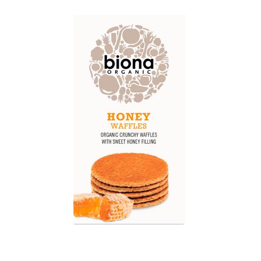 Biona Organic Honey Syrup Waffles 175g | High-Quality Health Foods | MySupplementShop.co.uk