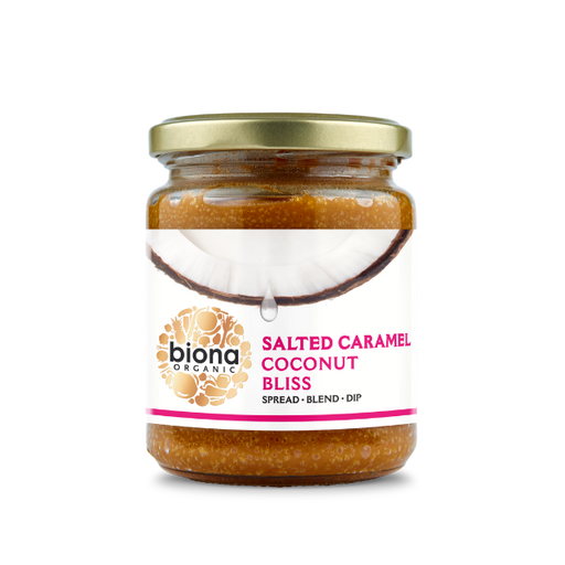 Biona Organic Salted Caramel Coconut Bliss 250g | High-Quality Health Foods | MySupplementShop.co.uk