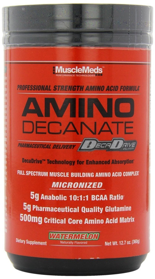 MuscleMeds Amino Decanate, Fruit Punch - 381 grams | High-Quality Amino Acids and BCAAs | MySupplementShop.co.uk